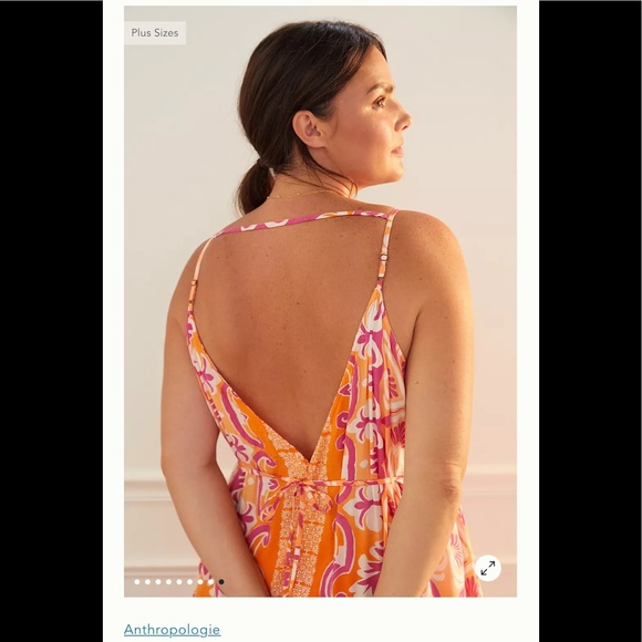 Abstract Midi Cover Up Dress Small - Picture 9 of 10